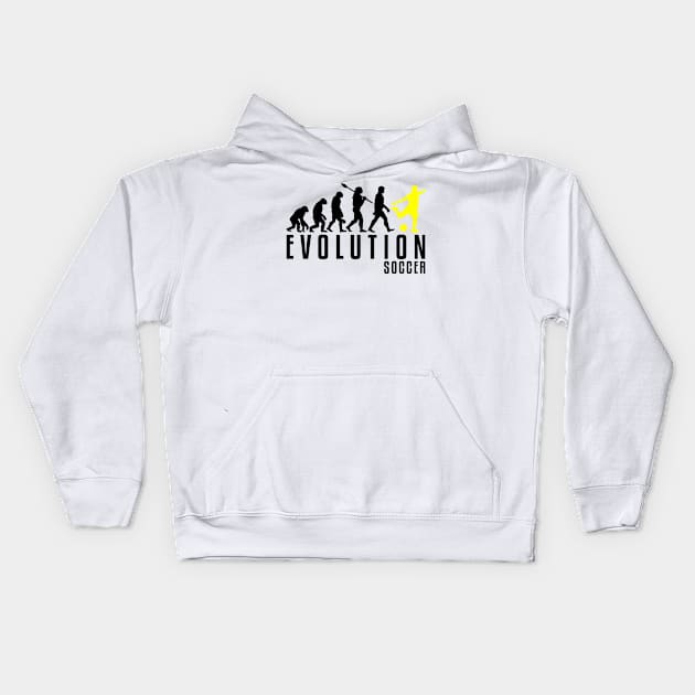 Soccer Evolution Kids Hoodie by songolas